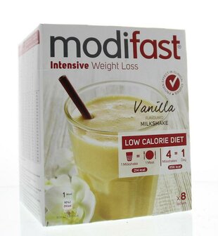 Intensive milkshake vanille 8 stuks Modifast 440g