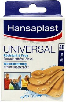 Water resistant universal strips Hansaplast 40st