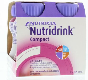 Compact bosvruchten 125ml Nutridrink 4st