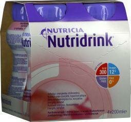 Aardbei 200 gram Nutridrink 4st