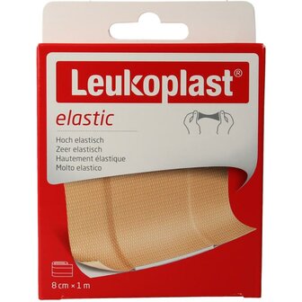 Pleister elastic 1m x 8cm Leukoplast 1st