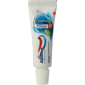 Tandpasta fresh &amp; minty mini Aquafresh 15ml