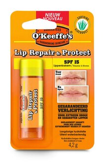 Lip repair &amp; protect SPF15 blister O Keeffe S 4g