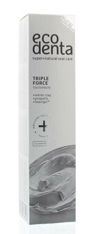 Tandpasta extra triple effect witte klei Ecodenta 100ml