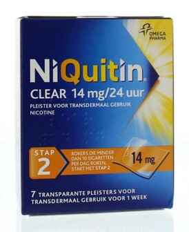 Stap 2 14 mg Niquitin 7st