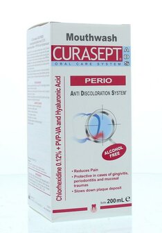 Perio - 0,12% chloorhexidine - HA - PVP-VA Curasept 200ml