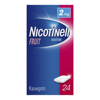 Fruit kauwgom Nicotinell 24st