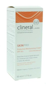 Clineral Skinpro protective moisturiser SPF50 Ahava 50ml