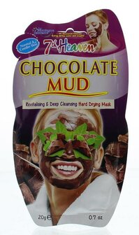 7th Heaven gezichtsmasker chocolate mud Montagne 20g