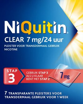 Stap 3 7 mg Niquitin 7st