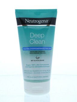 Deep clean verfijnende peeling Neutrogena 150ml