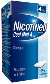 Kauwgom cool mint 4 mg Nicotinell 96st
