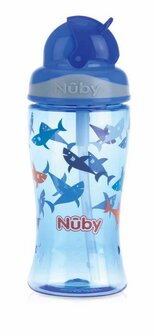 Flip it beker 360ml blauw 3+ jaar Nuby 1st