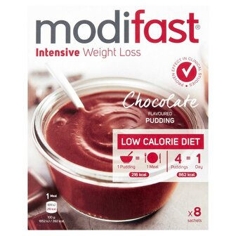 Intensive pudding chocolade 8 zakjes Modifast 440g