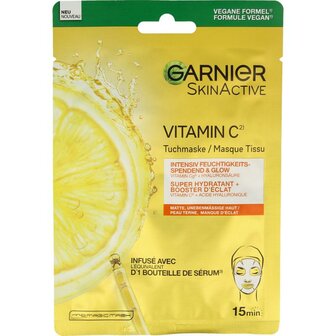 SkinActive vitamine C sheet mask Garnier 28g