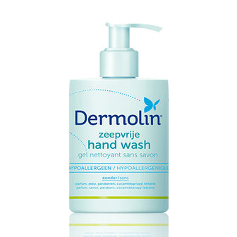 Handwash zeepvrij dispenser Dermolin 200ml