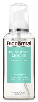 Reinigingsmousse alle huidtypen Biodermal 150ml