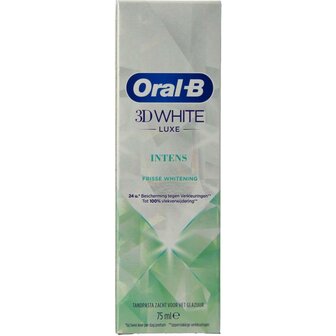Tandpasta 3D white luxe intense Oral B 75ml