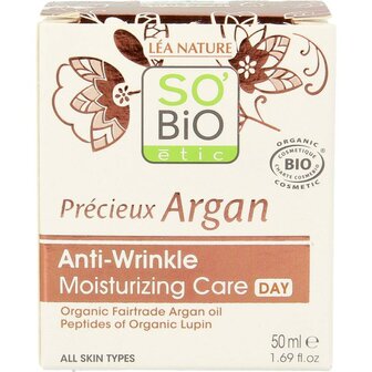 Dagcreme moisturizing anti rimpel So Bio Etic 50ml