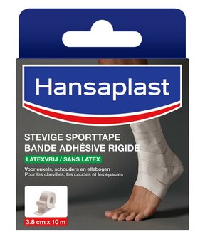 Sport tape breed 3,75cm x 10m Hansaplast 1rol