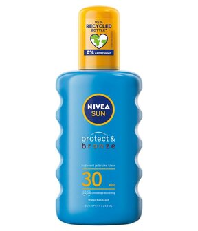 Sun protect &amp; bronze beschermede spray SPF30 Nivea 200ml