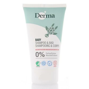 Baby shampoo &amp; lichaam Derma Eco 150ml