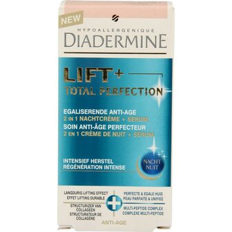Lift+ perfect total perfection night cream &amp; serum Diadermine 50ml