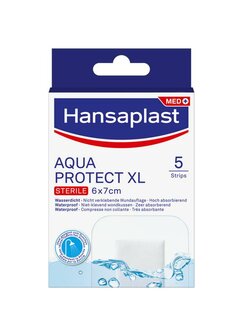 Aqua protect antibacterieel XL Hansaplast 5st