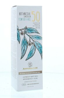 SPF50 Botanical tinted face - medium tan Australian Gold 89ml