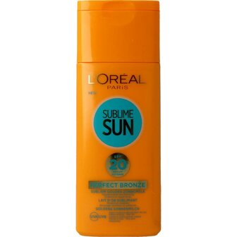 Sublime sun perfect bronz SPF20 Loreal 200ml