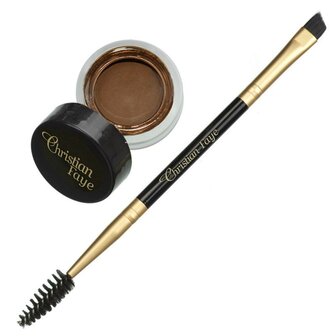 Eyebrow dip pomade dark brown Christian Faye 4.5g