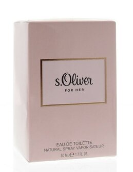 For her eau de toilette spray S Oliver 50ml