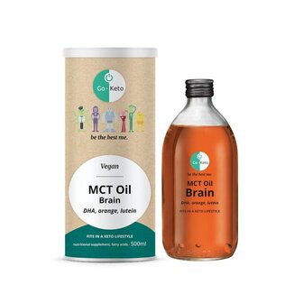MCT oil brain DHA lutein orange Go-Keto 500ml