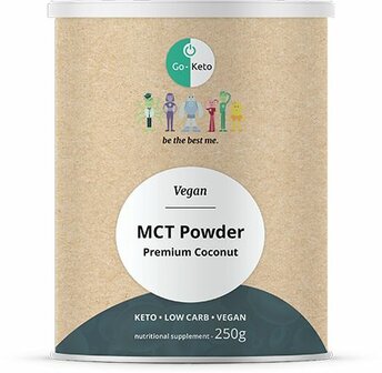 MCT poeder naturel premium vegan Go-Keto 250g