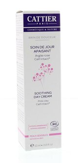 Dagcreme kalmerend gevoelige huid Cattier 50ml