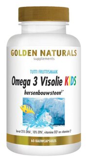 Omega 3 visolie kids Golden Naturals 60ca