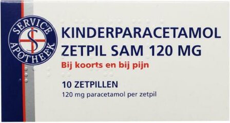 Kinderparacetamol 120mg Service Apotheek 10zp