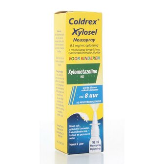 Neusspray xylometazoline 0.5mg/ml Coldrex 10ml