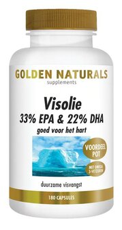 Visolie 33% EPA 22% DHA Golden Naturals 180sft