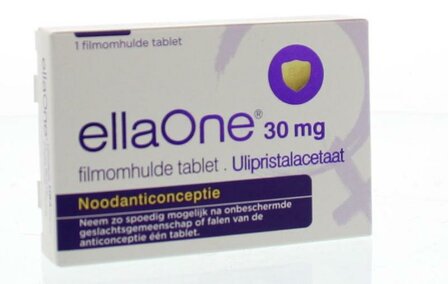 30mg Filmonhulde tablet Ellaone 1tb