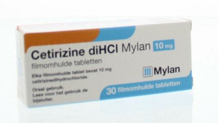 Cetirizine diHCl 10 mg Mylan 30tb