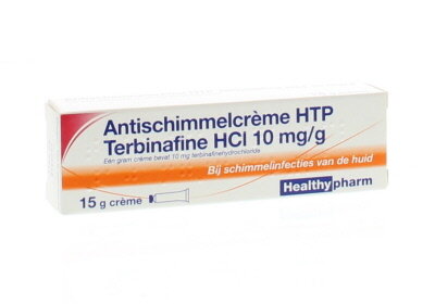 Antischimmelcreme terbinafine 10mg/g Healthypharm 15g