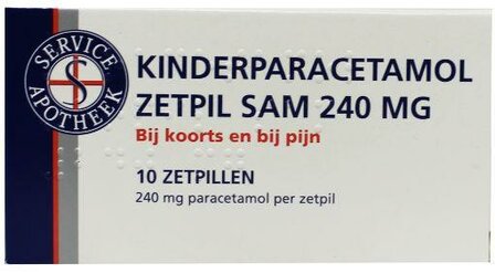 Kinderparacetamol 240mg Service Apotheek 10zp