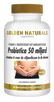 Probiotica 50 miljard Golden Naturals 90vc