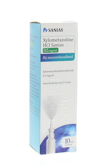 Xylometazoline HCI 0.50mg spray Sanias 10ml