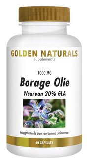 Borage olie Golden Naturals 60ca
