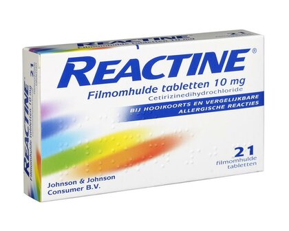 Anti histamine 10mg Reactine 21tb