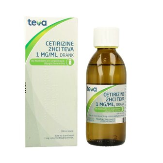 Cetirizine 2HCI 1 mg/ml Teva 200ml