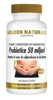Probiotica 50 miljard Golden Naturals 30vc