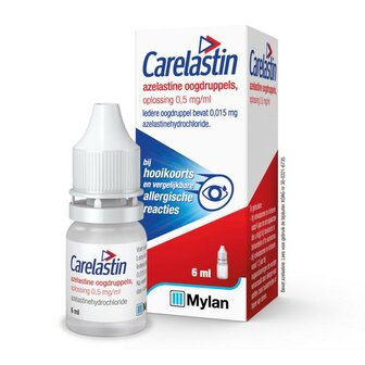 Oogdruppels azelastine Carelastin 6ml